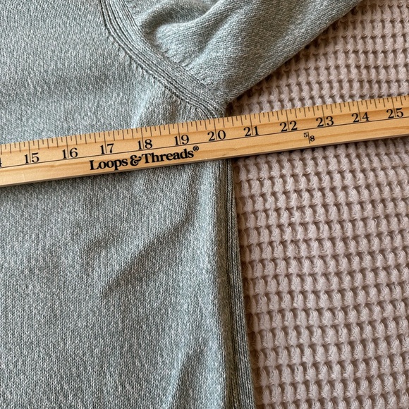 Everlane Womens XL 100% Cotton Pullover Sweater Mint Green Cozy Layering Natural - Picture 4 of 7